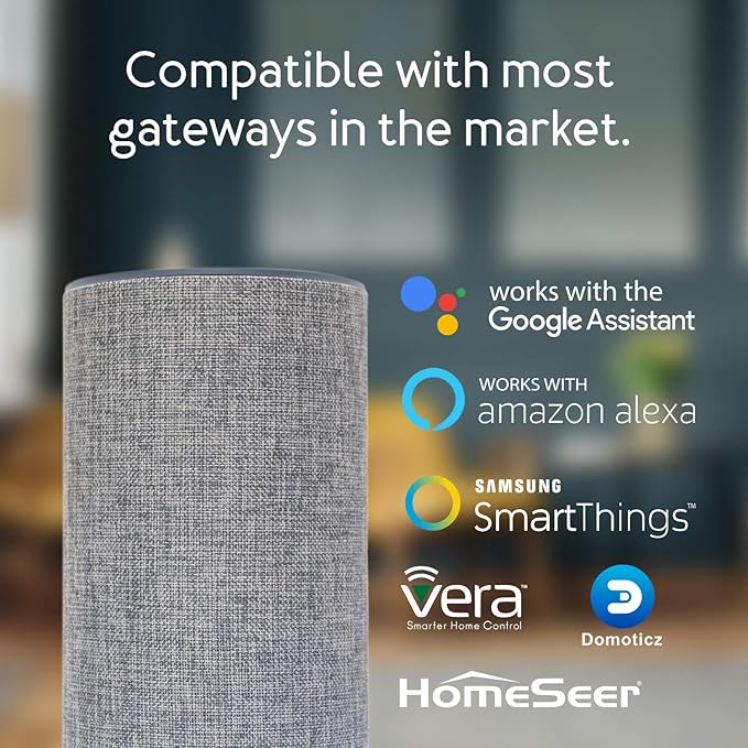 Zwave Door Sensor Aeotec Recessed Door Sensor 7, Z-Wave Plus Enabled Smart Door Sensor Battery Powered, SmartStart S2, Zwave Hub Required SmartThings Fibaro Home Centre 3 Hubitat Aeotec