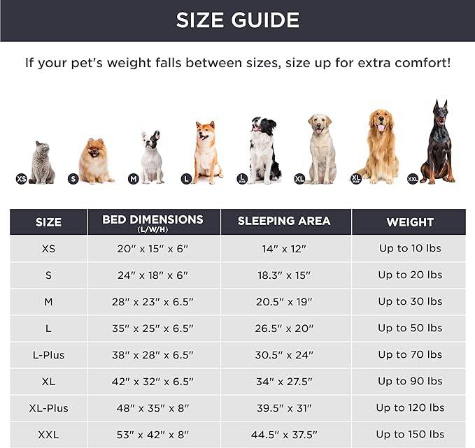 Bedsure Orthopedic Dog Bed for Medium Dogs - Waterproof Dog Sofa Beds Medium, Supportive Foam Pet Couch Bed with Removable Washable Cover, Waterproof Lining and Nonskid Bottom, Navy Blue BEDSURE