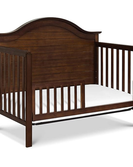 Carter's by DaVinci Nolan 4-in-1 Convertible Crib in Espresso, Greenguard Gold Certified, 57.5x30.8x47 Inch (Pack of 1) - LeafyLoom