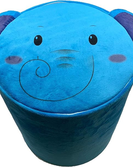 Storl Organizer Storage Stool for Toy and Cloth and Kids Stool (Elephant, 12Wx13H) - LeafyLoom