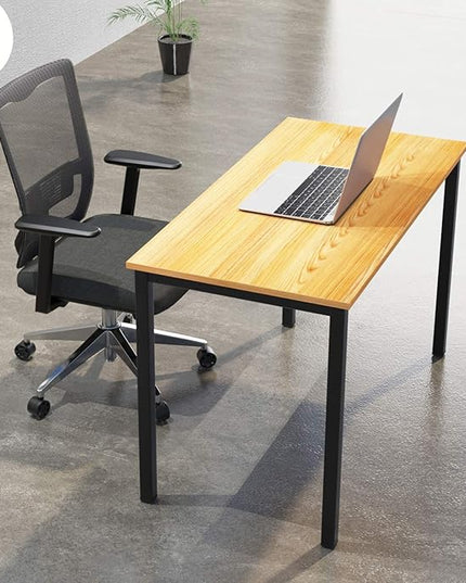 SDHYL 47 inches Contemporary Computer Desk Spacious Workstation Sturdy Writing Desk Meeting Desk, S7-GCP2AC3-120TB - LeafyLoom