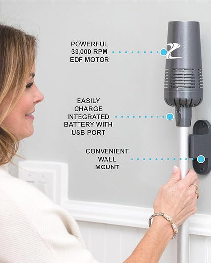 Breeze - Lightweight Cordless Stick Blower for Home, Patios, Condos, Golf course, Pickleball Court, RV and All of Your Outdoor Activities - LeafyLoom