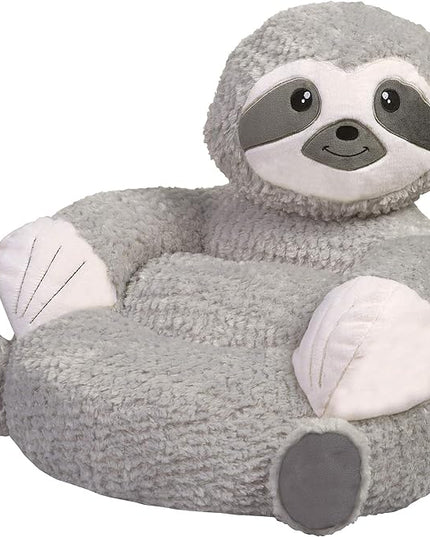 Trend Lab Sloth Toddler Chair Plush Character Kids Chair Comfy Furniture Pillow Chair for Boys and Girls, 21 x 19 x 19 inches - LeafyLoom