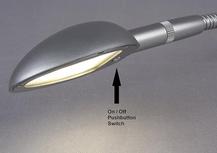 Gooseneck Map Light Chart Light - Cool White (5000K) LED Lamp for Car, Truck, Boat, RV and Aircraft Applications - LeafyLoom