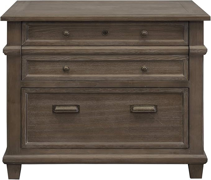 Martin Furniture Lateral File, Weathered Dove - LeafyLoom