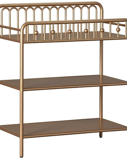 Little Seeds Monarch Hill Ivy Metal Changing Table, Gold - LeafyLoom
