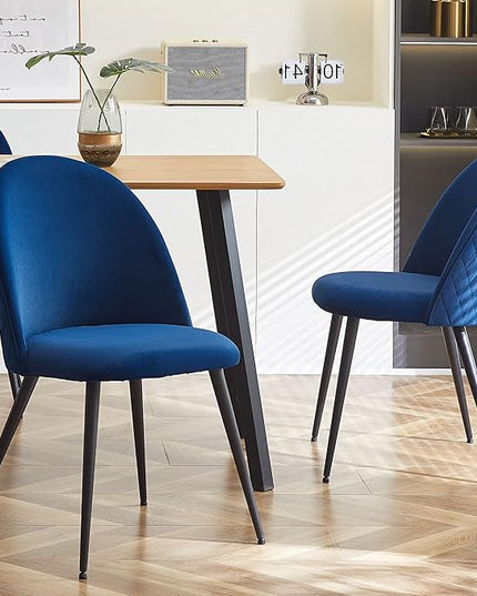 NicBex Haerin-SD-00331-LWJ Dining Chairs, 21.3"x20.5"x33.1", Blue - LeafyLoom