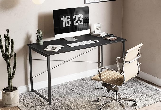 CubiCubi Computer Desk, 32 inch Small Home Office Desk for Small Spaces, Modern Simple Style for Home, Office, Study, Writing,Black - LeafyLoom