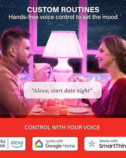 Sengled Smart Light Bulb, Color Changing Light Bulb, WiFi Light Bulbs No Hub Required, Smart Bulbs that Work with Alexa & Google Home, Smart LED A19 RGB Light Bulbs, 1 Pack Sengled