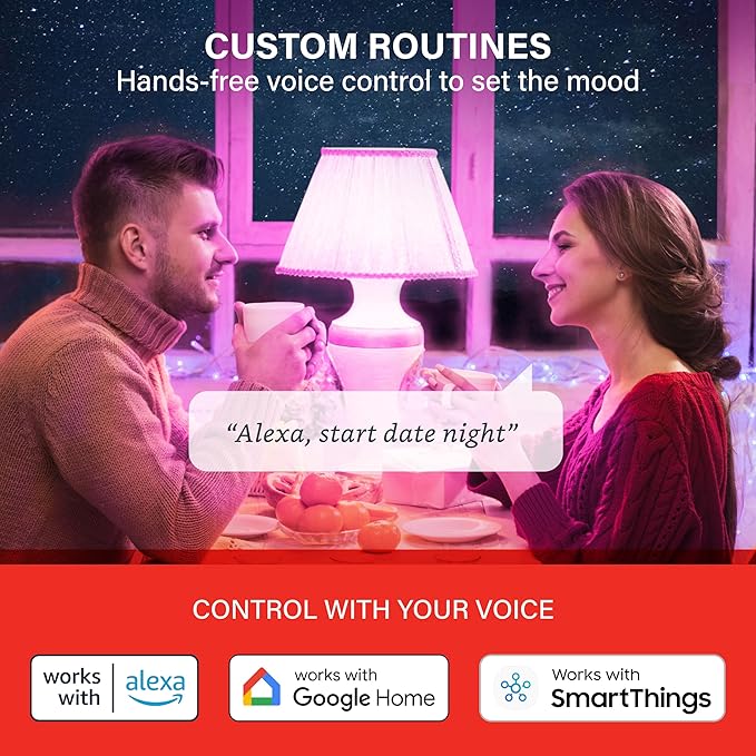 Sengled Smart Light Bulb, Color Changing Light Bulb, WiFi Light Bulbs No Hub Required, Smart Bulbs that Work with Alexa & Google Home, Smart LED A19 RGB Light Bulbs, 1 Pack Sengled