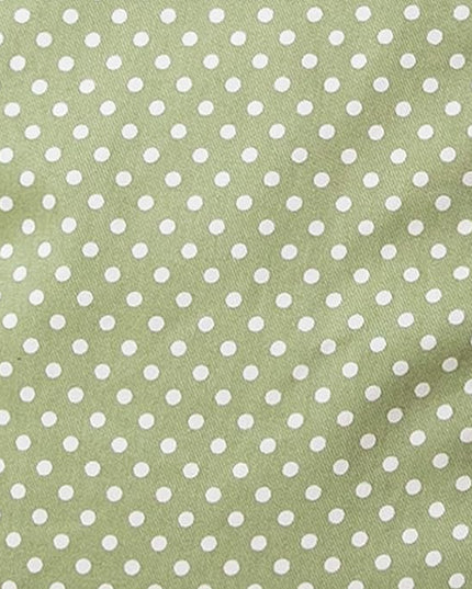 Flash Furniture Dillon Small Bean Bag Chair for Kids and Teens, Foam-Filled Beanbag Chair with Machine Washable Cover, Green Polka Dot - LeafyLoom