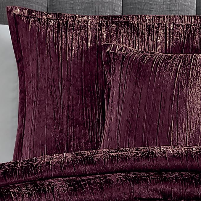 Riverbrook Home Turin Comforter Set, King, Plum, 7-Piece Set - LeafyLoom