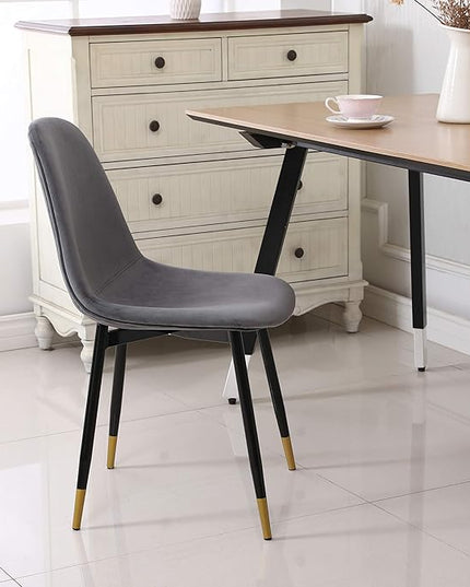 NicBex Haerin-SD-00350-LWJ Dining Chairs, 22.3"x17.3"x33.3", Gray - LeafyLoom