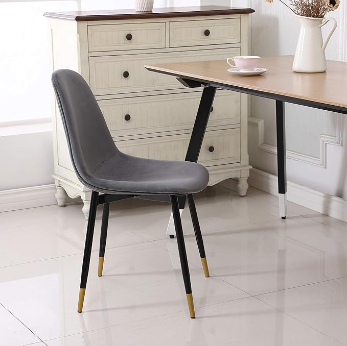 NicBex Haerin-SD-00350-LWJ Dining Chairs, 22.3"x17.3"x33.3", Gray - LeafyLoom