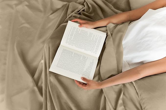 Twin XL Size 3 Piece Sheet Set - Comfy Breathable & Cooling Sheets - Hotel Luxury Bed Sheets for Women & Men - Deep Pockets, Easy-Fit, Extra Soft & Wrinkle Free Sheets - Cream Oeko-Tex Bed Sheet Set - LeafyLoom