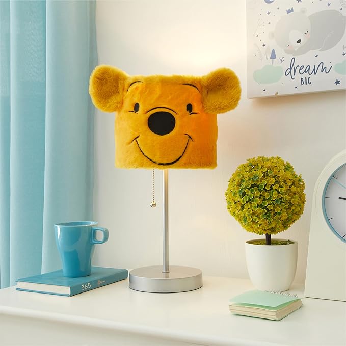 Idea Nuova Disney Winnie The Pooh Figural Plush Shade Table Lamp - LeafyLoom