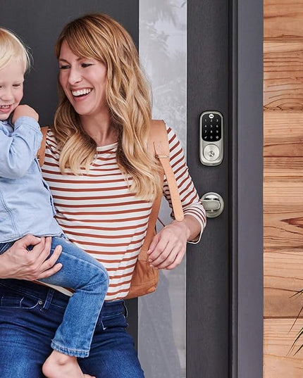 Yale Assure Deadbolt Lock with Touchscreen, Satin Nickel Digital Non-Connected Entry Door Lock with Electronic Keypad and Back-Up Key, ‎‎YRD226NR619 Yale