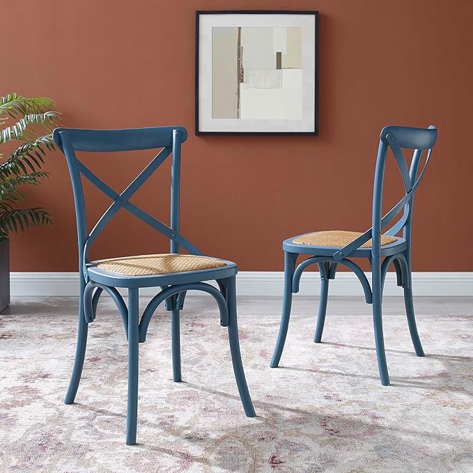 Modway Gear Side Set of 2, Two Dining Chairs, Harbor - LeafyLoom