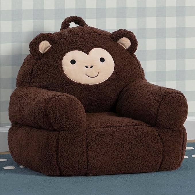 Delta Children Cozee Buddy Chair, Monkey - LeafyLoom
