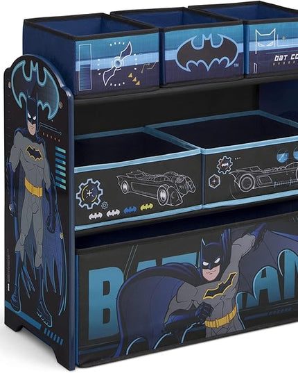 Delta Children Design & Store 6 Bin Toy Storage Organizer, Batman - LeafyLoom