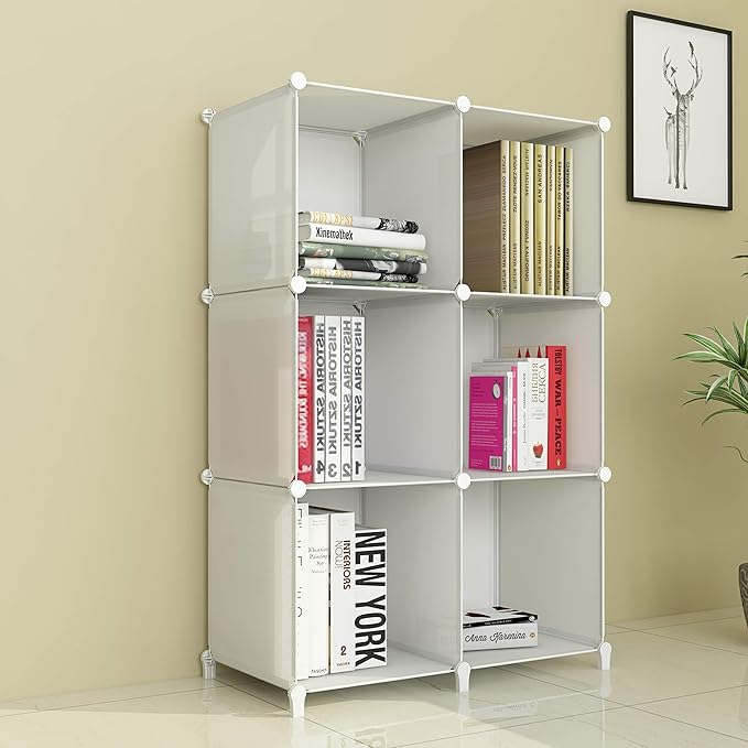 Bathroom Organizer Cube Storage Organizer Closet Storage Cube Shelf Storage Bookcase Bookshelf - LeafyLoom
