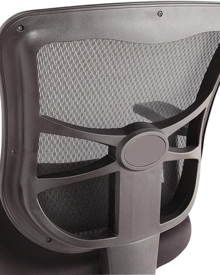 Alera ALEEL42ME10B Elusion Series Mesh Mid-Back Multifunction Chair - Black - LeafyLoom
