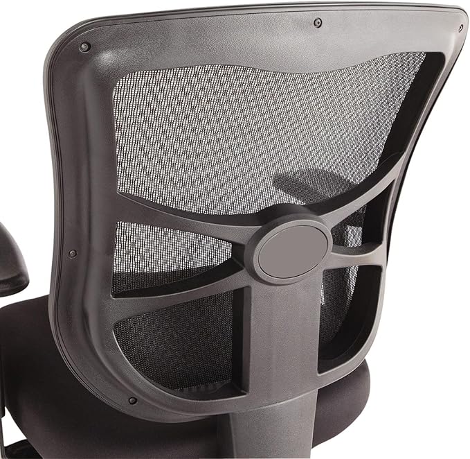 Alera ALEEL42ME10B Elusion Series Mesh Mid-Back Multifunction Chair - Black - LeafyLoom