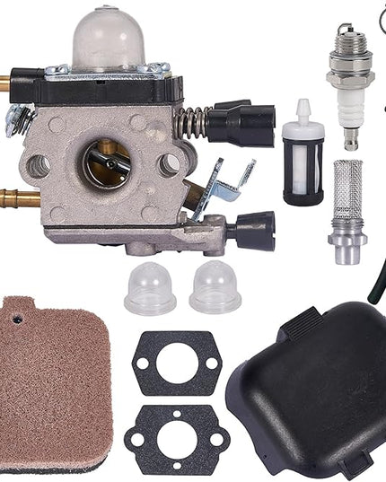 BG55 Carburetor with Air Filter Cover Tune Up Service Kit Fits Stihl BG45 BG46 BG55 BG65 BR45C SH85 Blower 4229 120 0606 Carb - LeafyLoom