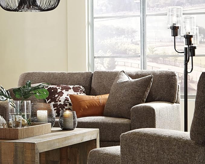 Signature Design by Ashley L207171 Jaak Floor Lamp, 13" x 13" x 59.75", Bronze Finish - LeafyLoom