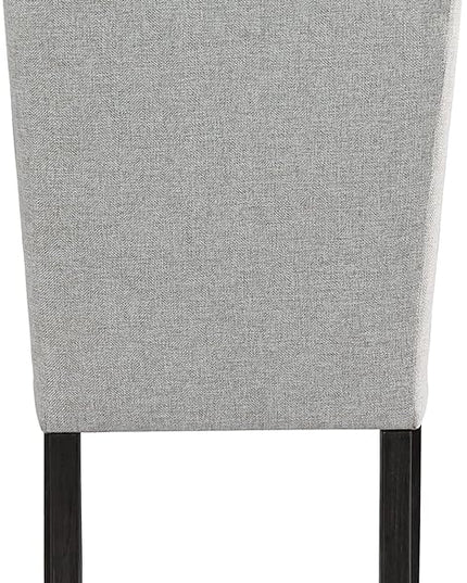 Signature Design by Ashley Jeanette Traditional Tufted Upholstered Wingback Dining Chair, 2 Count, Light Gray - LeafyLoom