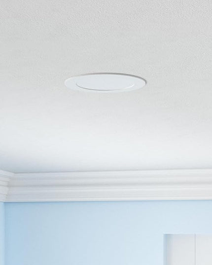 [6 Pack] CLOUDY BAY 4inch Smart WiFi LED Recessed Lights,RGBCW Color Changing Recessed Lighting,Compatible with Alexa and Google Home Assistant,10W 2700K-6500K,CRI90+ Wet Location,White Finish CLOUDYBAY