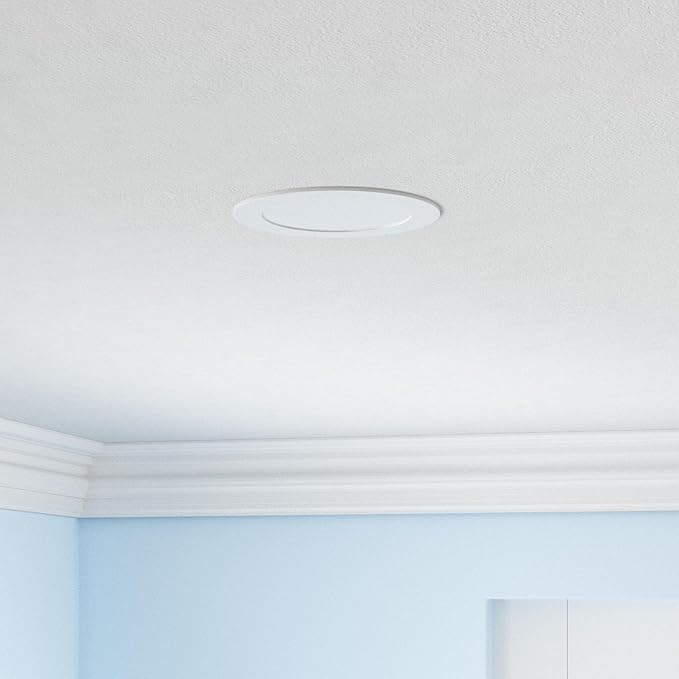 [6 Pack] CLOUDY BAY 4inch Smart WiFi LED Recessed Lights,RGBCW Color Changing Recessed Lighting,Compatible with Alexa and Google Home Assistant,10W 2700K-6500K,CRI90+ Wet Location,White Finish CLOUDYBAY