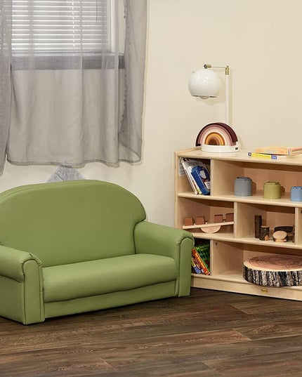 Children's Factory As We Grow Toddler Sofa, Flexible Seating for Daycare or Preschool, Kids Reading Couch, Playroom Furniture, Sage - LeafyLoom