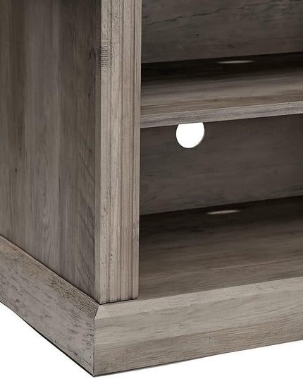 Rockpoint 70inch Classical TV Stand Storage Media Console Entertainment Center for TVs up to 80,Grey Wash - LeafyLoom