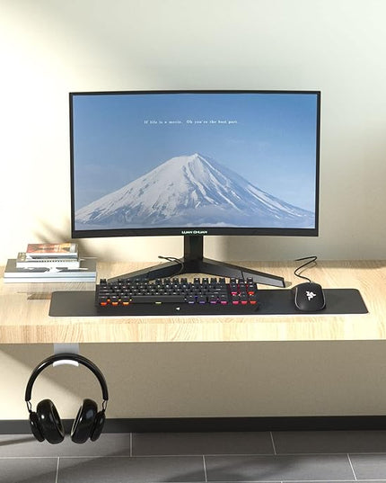 HomeMount Headphone Hook Under Desk - Headphone Holder Under Table, Adhesive Gaming Headphone Stand Hanger Desk Mount for Most Headphone（White） - LeafyLoom