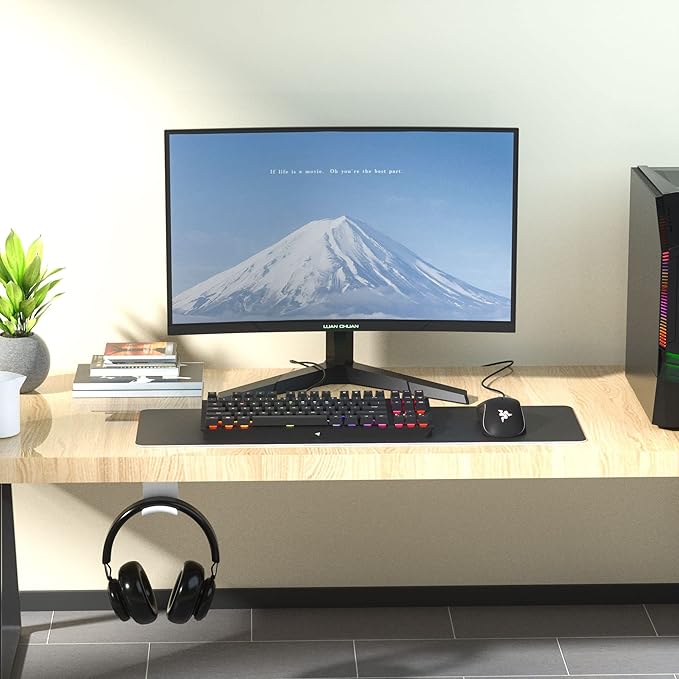 HomeMount Headphone Hook Under Desk - Headphone Holder Under Table, Adhesive Gaming Headphone Stand Hanger Desk Mount for Most Headphone（White） - LeafyLoom