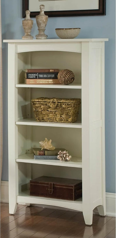 Alaterre Shaker Cottage Bookcase, Tall, Espresso - LeafyLoom