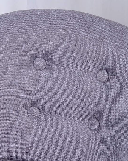 Single Linen Fabric Kids Armchair, Toddler Sofa and Couch with Wooden Legs, Children Chair Seat for Children Gift (Gray) - LeafyLoom