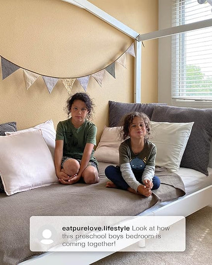 Delta Children Poppy House Wood Twin Bed, Platform Bed - No Box Spring Needed, Midnight Grey - LeafyLoom