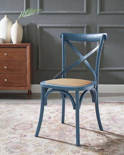 Modway Gear Dining Side Chair, Harbor 21 x 19.5 x 34.5 - LeafyLoom