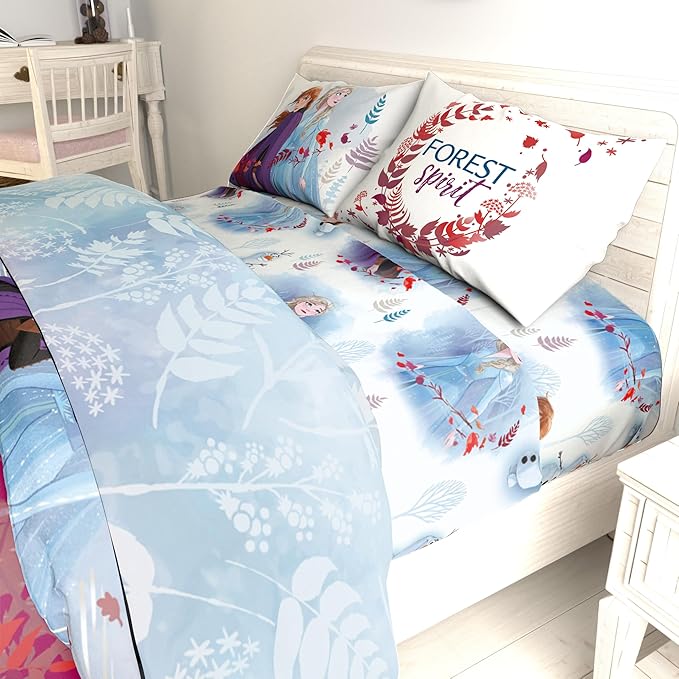 Jay Franco Frozen 2 Forest Spirit Bed Set, Full - LeafyLoom