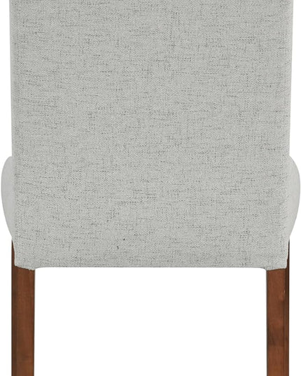 HomePop Classic Parsons Dining Chairs, Pack of 2, Slate Gray Woven - LeafyLoom