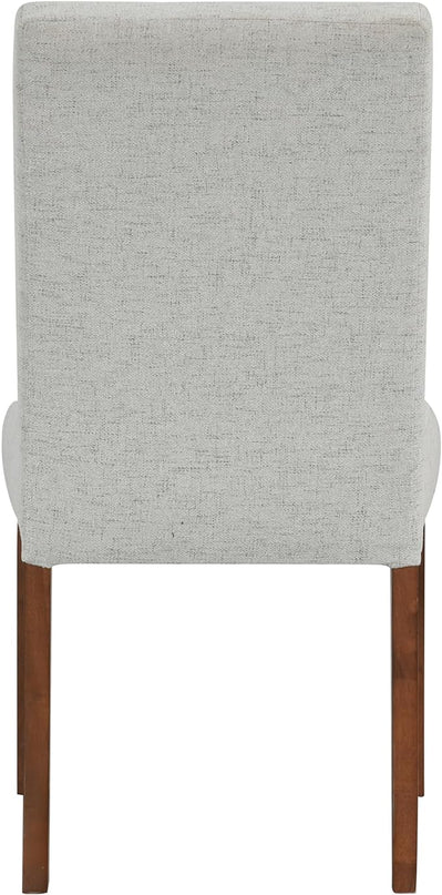 HomePop Classic Parsons Dining Chairs, Pack of 2, Slate Gray Woven - LeafyLoom