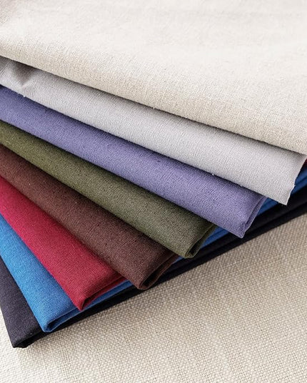 Jeanerlor Solid Natural Cotton Linen Decoration 18"x18" Throw Pillow Sham Cushion Case Soft Pillow Cover Delicate Decorative Pillowcase for Teen Boys&Girls, (45 x 45cm),2 Packs, Light Linen - LeafyLoom