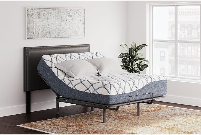 Signature Design by Ashley 14 Inch Chime Elite 2.0 Ultra Plush Green Tea Memory Foam Mattress for Cool Sleep and Pressure Relief, Queen - LeafyLoom