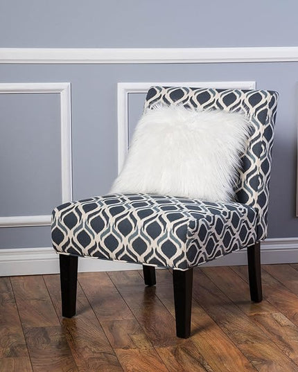 Christopher Knight Home Kassi Fabric Dining Chair, Blue / Navy - LeafyLoom