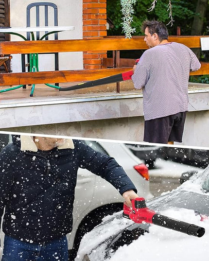 PowerSmart 20V Cordless Leaf Blower with 2 Batteries and Charger, Lightweight & Small Blowers for Benches, Gutters, Lawns (PS76101A), 2024 Version - LeafyLoom