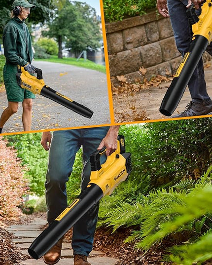 Leaf Blower Cordless Up to 620 CFM 180 MPH-40V Electric Cordless Leaf Blowers with 6.0 Ah Battery and Charger-Battery Powered Blowers for Lawn Care, Patio, Blowing Leaves - LeafyLoom