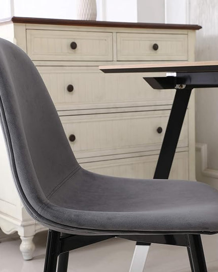 NicBex Haerin-SD-00350-LWJ Dining Chairs, 22.3"x17.3"x33.3", Gray - LeafyLoom