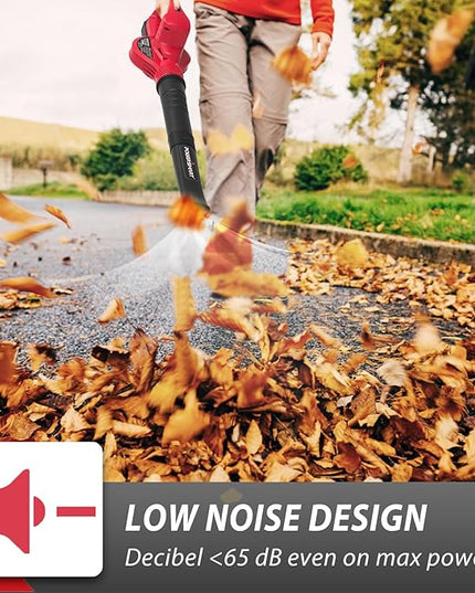 PowerSmart 20V Cordless Leaf Blower Tool Only, Lightweight & Portable Electric Blowers for Lawn Care, Gutter, Patio, Jobsite - LeafyLoom
